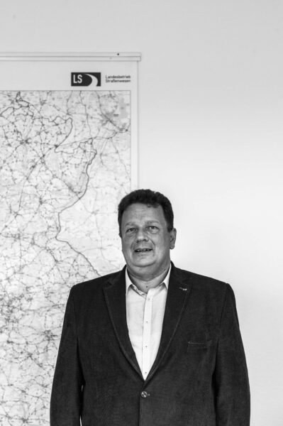 Andreas Schade vom Landesbetrieb Straßenwesen Region Ost