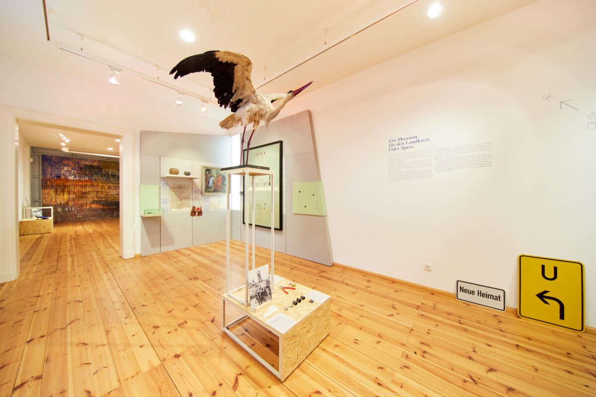 Ausstellung »kommen und gehen« Raum 1 (Foto: René Arnold)