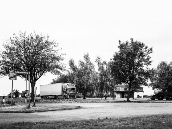 Ein Lkw von Udo Prautsch in Falkenberg (Foto: Andreas Batke)