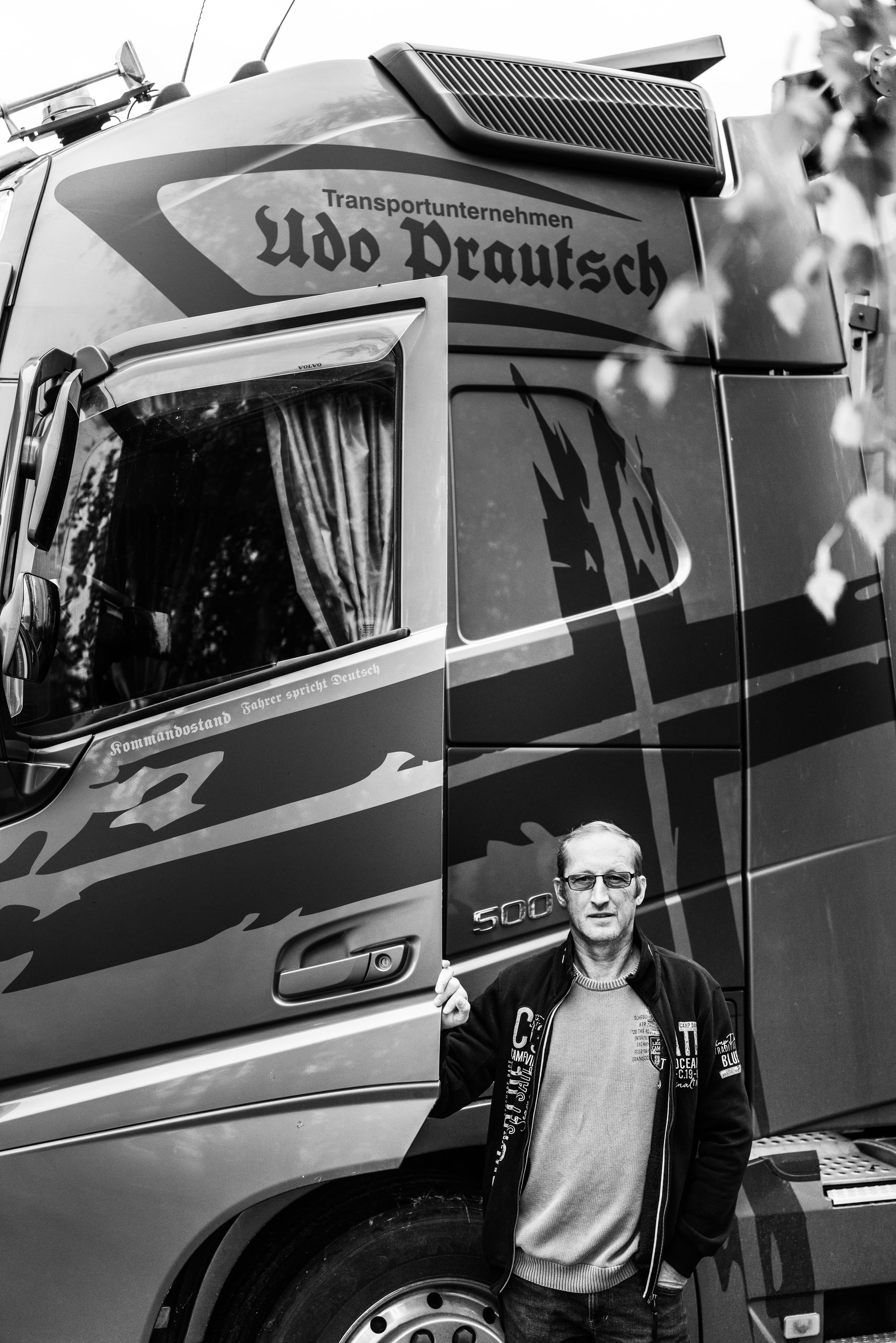 Der selbstständige Lkw-Fahrer Udo Prautsch (Foto: Andreas Batke)