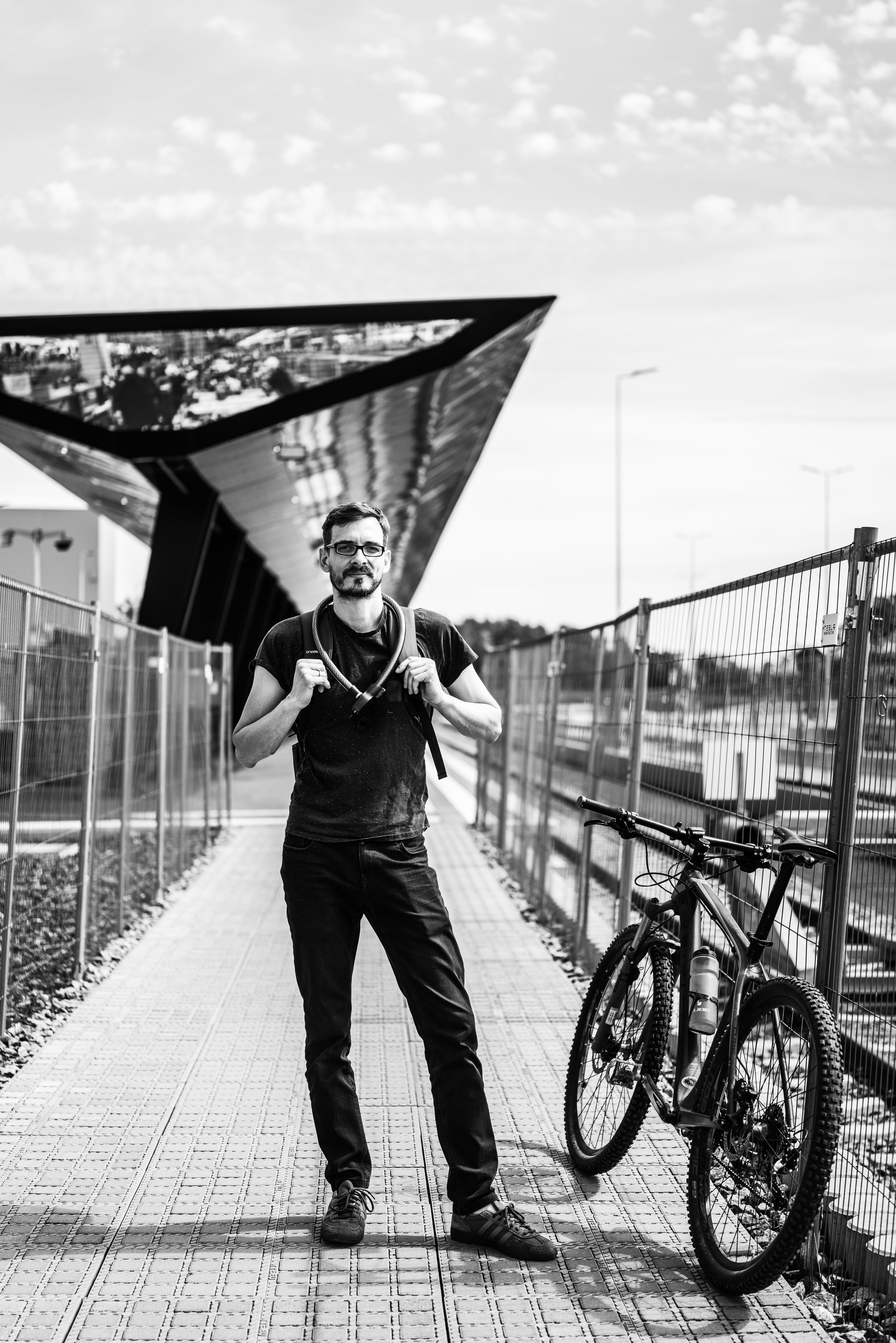 Albrecht Köhler hat den Bau der Tesla-Fabrik mit der Kamera begleitet. (Foto: Andreas Batke)