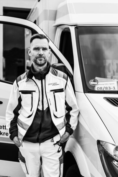 Notfallsanitäter Alexander Weber (Foto: Andreas Batke)