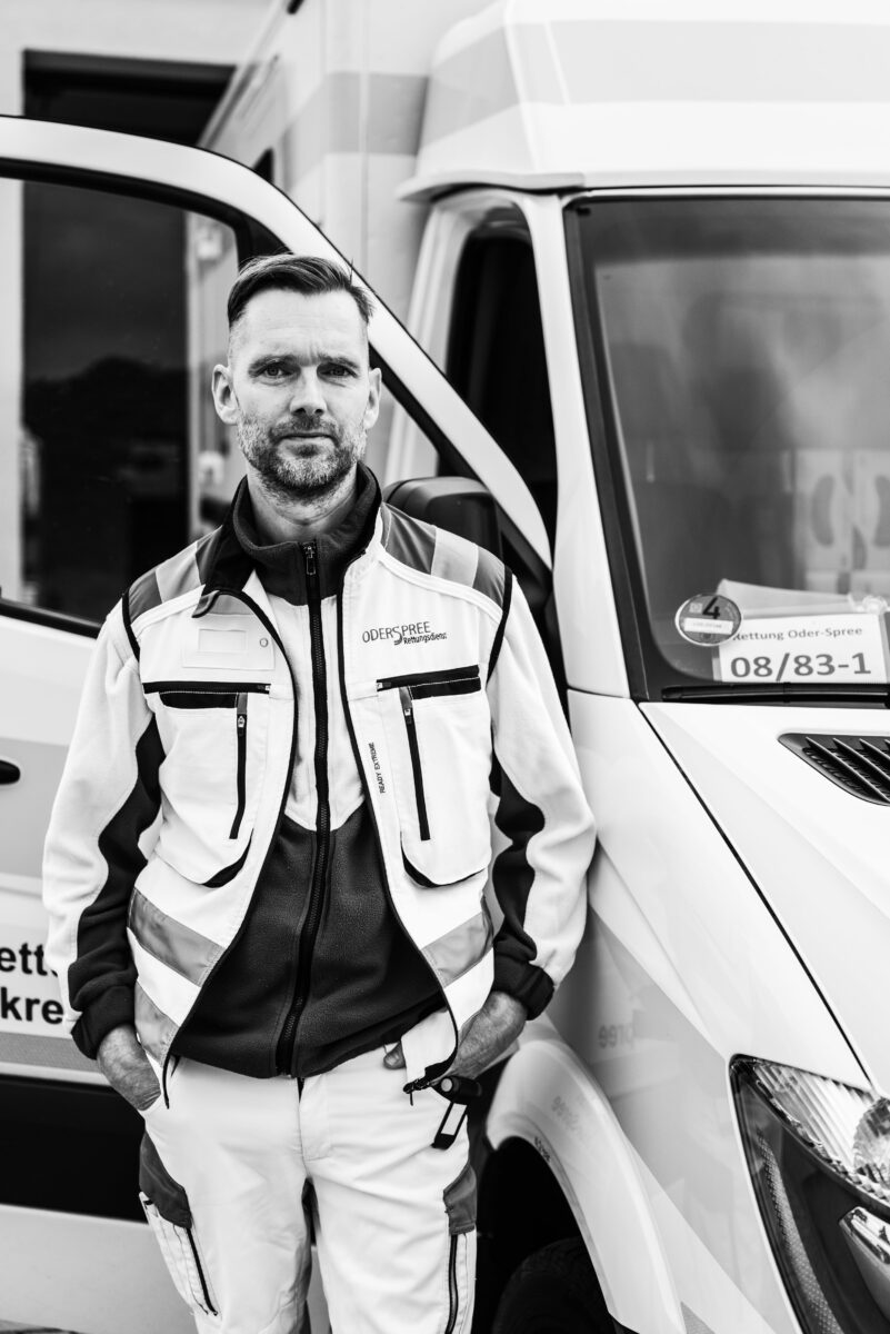 Notfallsanitäter Alexander Weber (Foto: Andreas Batke)