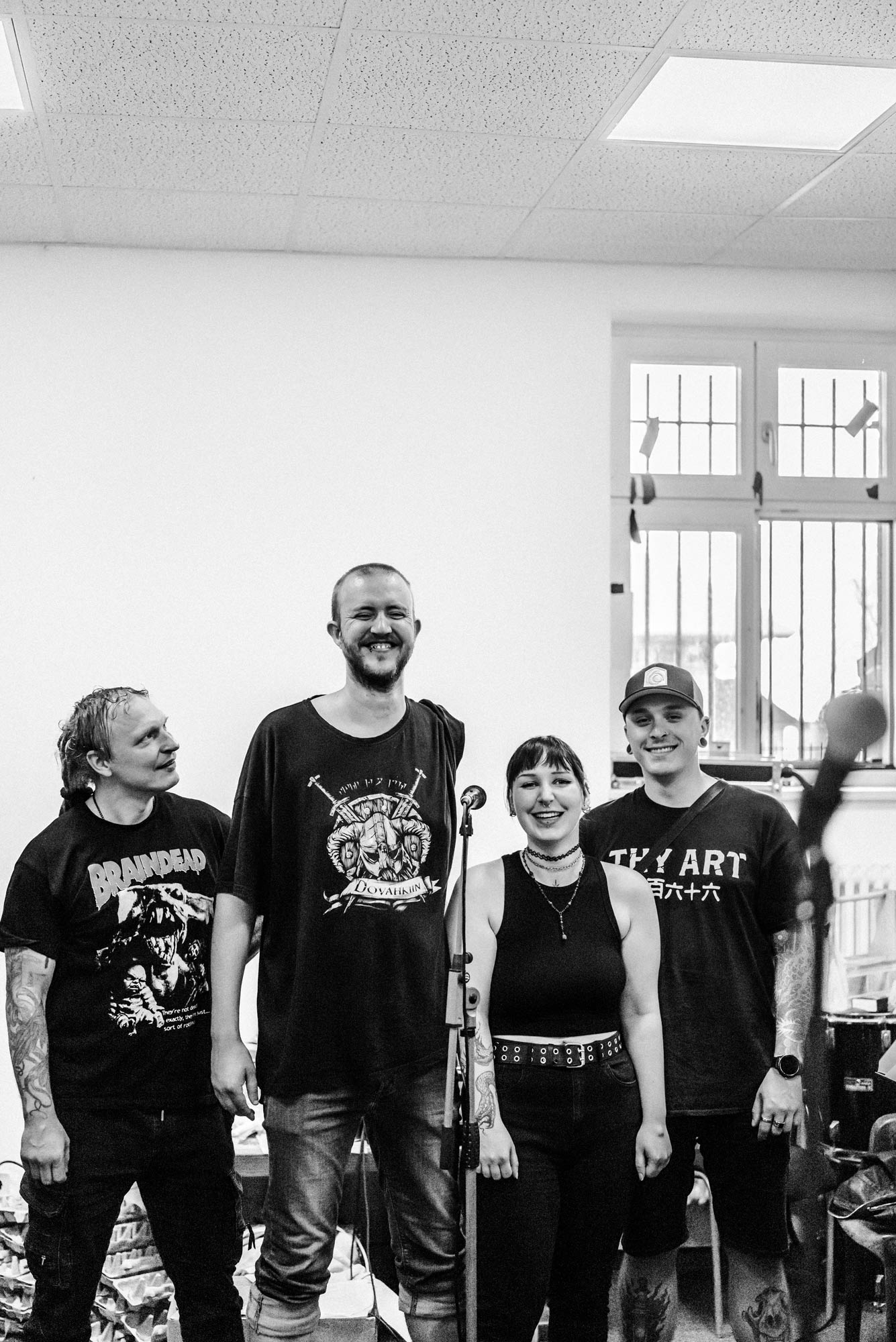 Danilo (v.l.), Willi, Lisa und Canzler machen Punk - jeden Sonntag um 12 Uhr. (Foto: Andreas Batke)